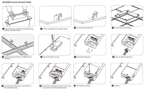 low profile led lights installation instructions